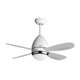 Mistral DFAN 507 Ceiling Fan with Remote & Transparent Blades (42'')